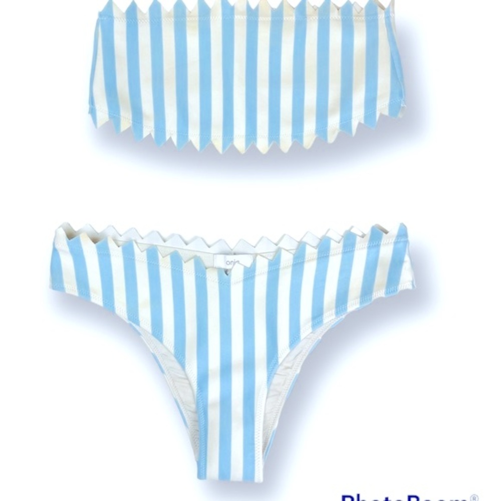 Onia Wilma Astrid Macro Strips Top & Bottom Set Size M - Picture 8 of 12